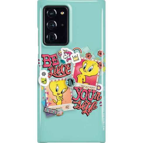 Looney Tunes Tweety Bird Believe In Yourself Galaxy Cases