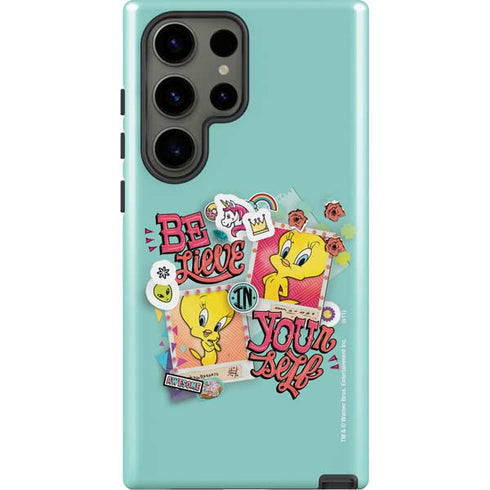 Looney Tunes Tweety Bird Believe In Yourself Galaxy S23 Ultra Pro Case