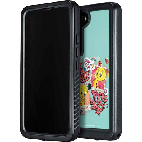 Looney Tunes Tweety Bird Believe In Yourself Galaxy S24 Plus Waterproof Case