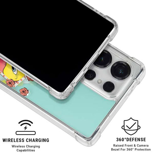 Looney Tunes Tweety Bird Believe In Yourself Galaxy S25 Ultra Clear Case