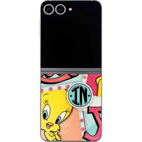 Looney Tunes Tweety Bird Believe In Yourself Galaxy Z Flip6 Skin