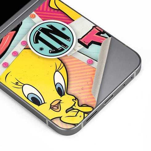 Looney Tunes Tweety Bird Believe In Yourself Galaxy Z Flip6 Skin