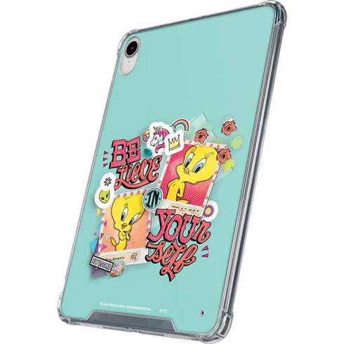 Looney Tunes Tweety Bird Believe In Yourself iPad 11th Gen (2025) Clear Case