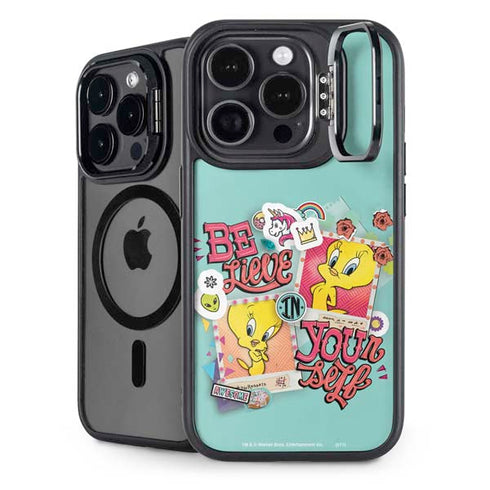 Looney Tunes Tweety Bird Believe In Yourself iPhone 14 Pro Kickstand Case