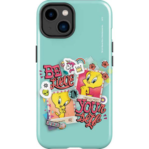 Looney Tunes Tweety Bird Believe In Yourself iPhone 15 Impact Case