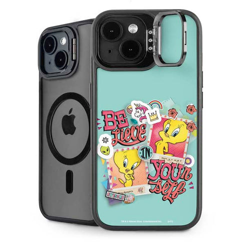 Looney Tunes Tweety Bird Believe In Yourself iPhone 15 Kickstand Case