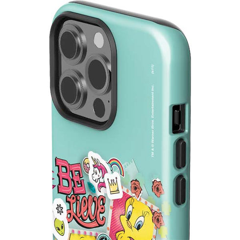 Looney Tunes Tweety Bird Believe In Yourself iPhone 15 Pro Impact Case