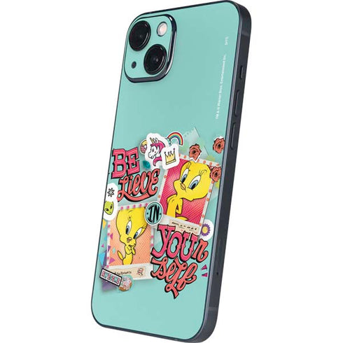Looney Tunes Tweety Bird Believe In Yourself iPhone 15 Skin