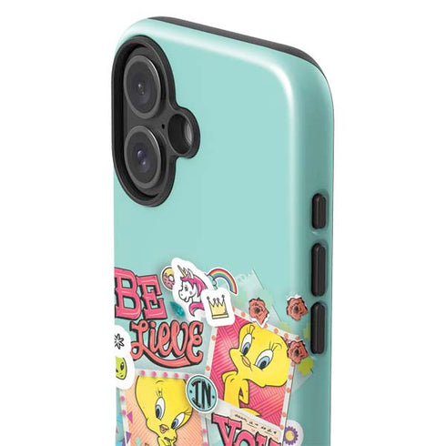 Looney Tunes Tweety Bird Believe In Yourself iPhone 16 Impact Case