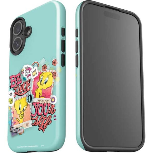 Looney Tunes Tweety Bird Believe In Yourself iPhone 16 Plus Impact Case