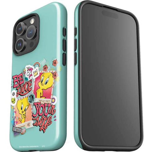 Looney Tunes Tweety Bird Believe In Yourself iPhone 16 Pro Max Impact Case