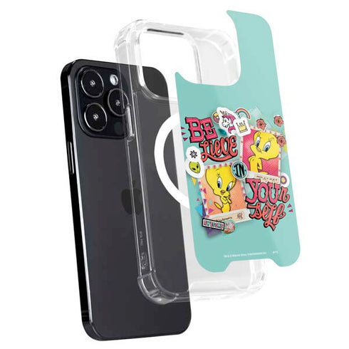 Looney Tunes Tweety Bird Believe In Yourself iPhone 16 Pro Max MagSafe Case