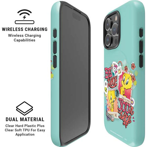 Looney Tunes Tweety Bird Believe In Yourself iPhone 16 Pro Max Magsafe Impact Case