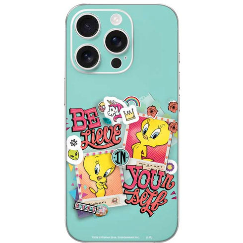 Looney Tunes Tweety Bird Believe In Yourself iPhone 16 Pro Skin
