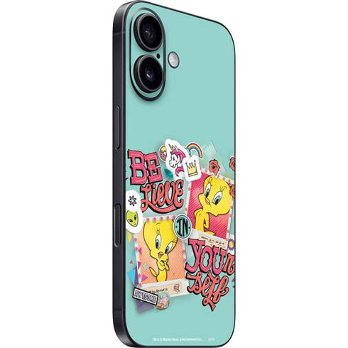 Looney Tunes Tweety Bird Believe In Yourself iPhone 16 Skin