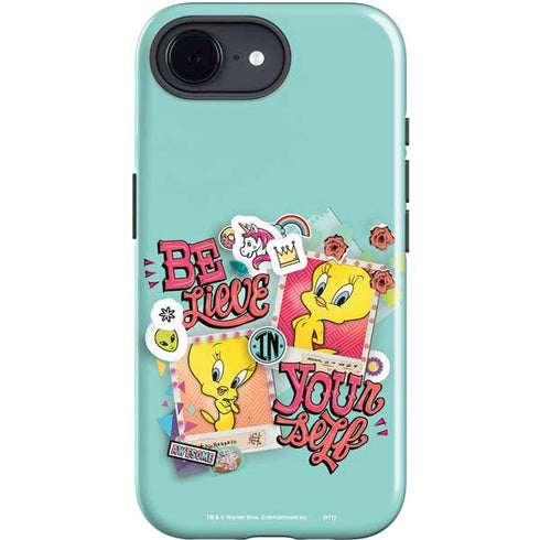 Looney Tunes Tweety Bird Believe In Yourself iPhone 16e Impact Case