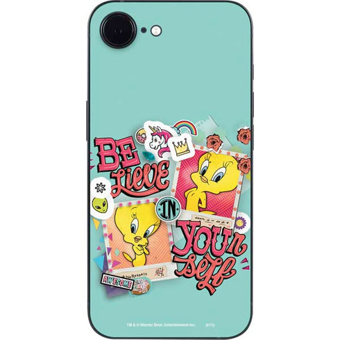 Looney Tunes Tweety Bird Believe In Yourself iPhone 16e Skin