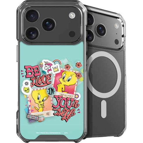 Looney Tunes Tweety Bird Believe In Yourself iPhone 18 Pro MagSafe Case