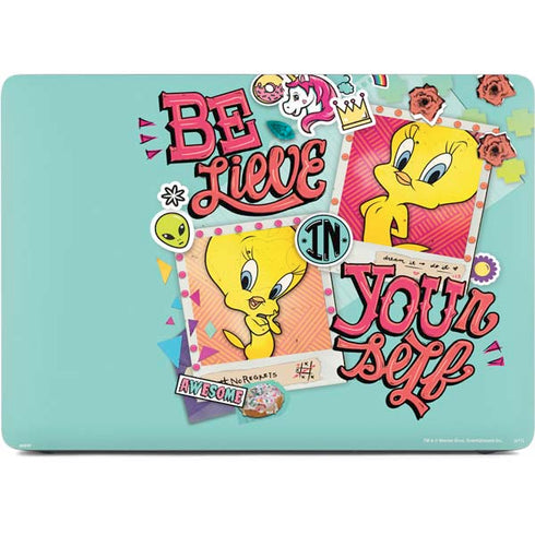 Looney Tunes Tweety Bird Believe In Yourself Apple MacBook Air Skin