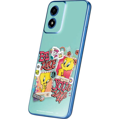 Looney Tunes Tweety Bird Believe In Yourself Moto G Play 4G (2024) Skin