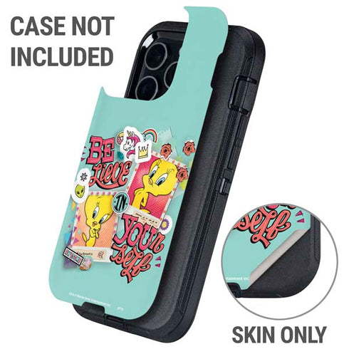 Looney Tunes Tweety Bird Believe In Yourself Otterbox Defender iPhone Skin