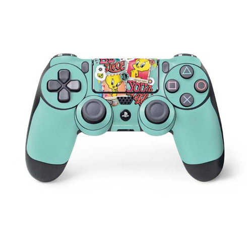 Looney Tunes Tweety Bird Believe In Yourself PS4 Controller Skin