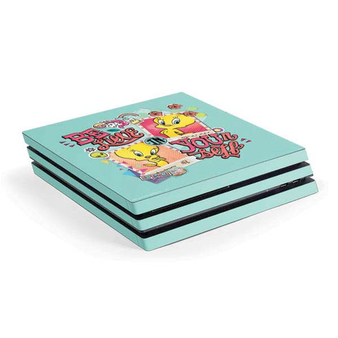 Looney Tunes Tweety Bird Believe In Yourself PlayStation PS4 Skins