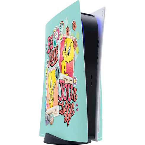 Looney Tunes Tweety Bird Believe In Yourself PlayStation PS5 Skins