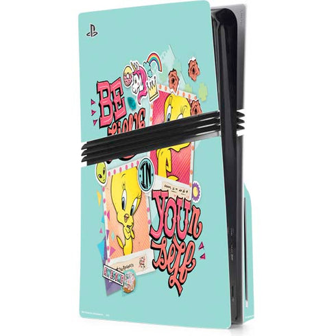 Looney Tunes Tweety Bird Believe In Yourself PlayStation PS5 Skins