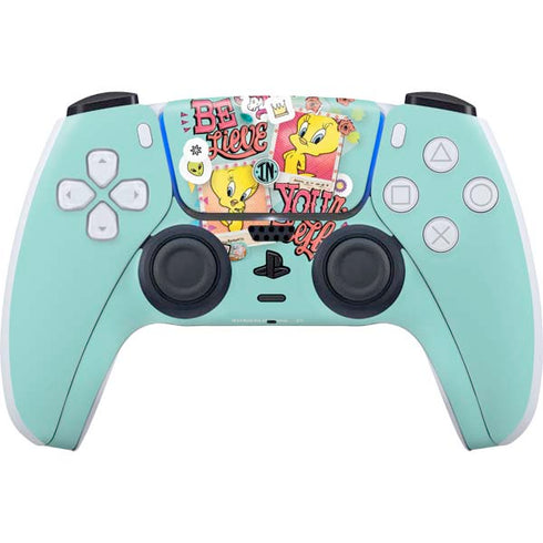 Looney Tunes Tweety Bird Believe In Yourself PlayStation PS5 Skins