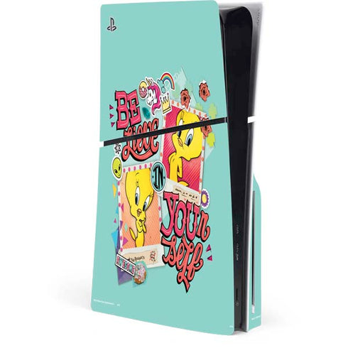 Looney Tunes Tweety Bird Believe In Yourself PlayStation PS5 Skins