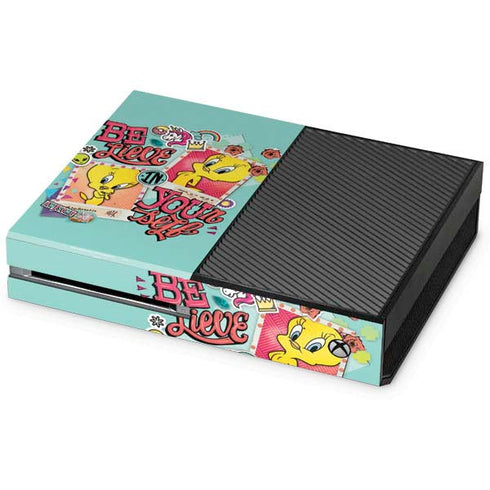 Looney Tunes Tweety Bird Believe In Yourself Xbox One Console Skin