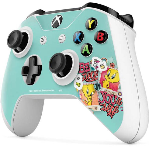 Looney Tunes Tweety Bird Believe In Yourself Xbox One S All-Digital Edition Bundle Skin