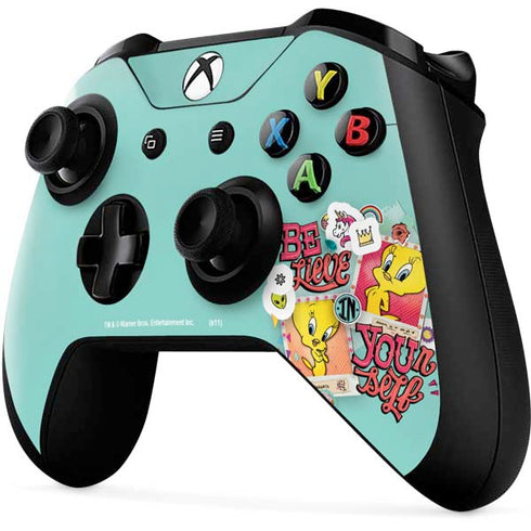 Looney Tunes Tweety Bird Believe In Yourself Xbox One X Controller Skin