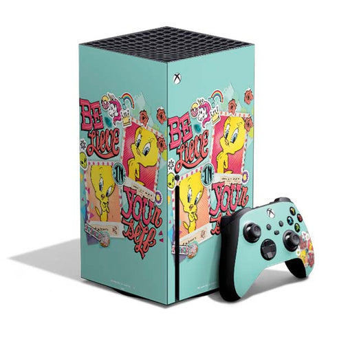 Looney Tunes Tweety Bird Believe In Yourself Xbox Series X Bundle Skin