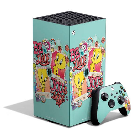 Looney Tunes Tweety Bird Believe In Yourself XBox Series X Digital Edition Bundle Skin