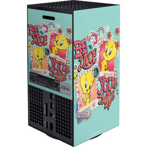 Looney Tunes Tweety Bird Believe In Yourself XBox Series X Digital Edition Bundle Skin
