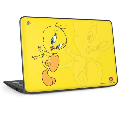 Looney Tunes Tweety Bird Double HP Chromebook Skin