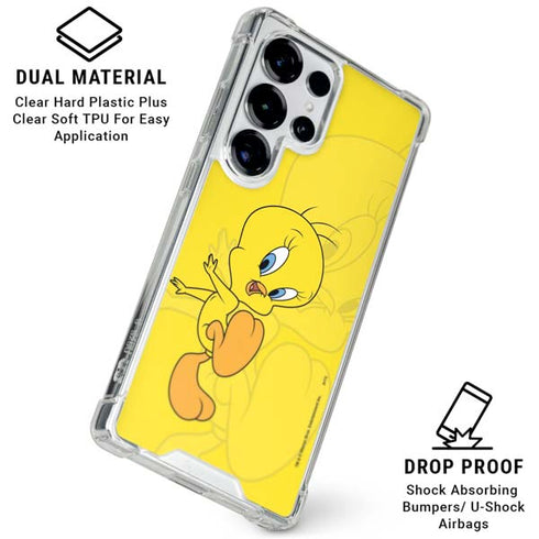 Looney Tunes Tweety Bird Double Galaxy S25 Ultra Clear Case