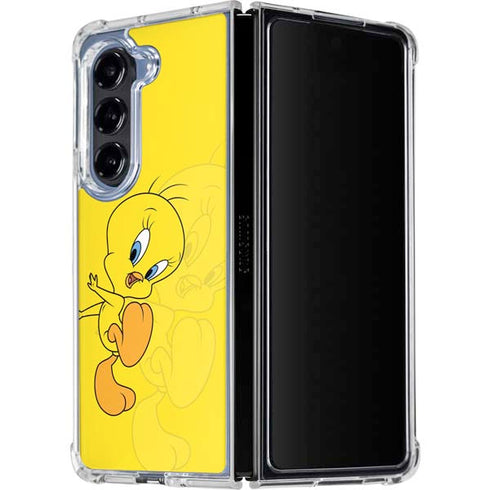 Looney Tunes Tweety Bird Double Galaxy Z Fold5 5G Clear Case