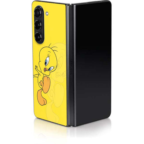 Looney Tunes Tweety Bird Double Galaxy Z Fold5 5G Skin