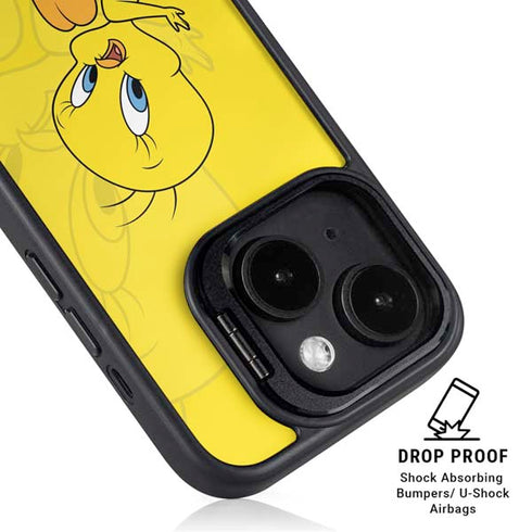 Looney Tunes Tweety Bird Double iPhone 14 Kickstand Case