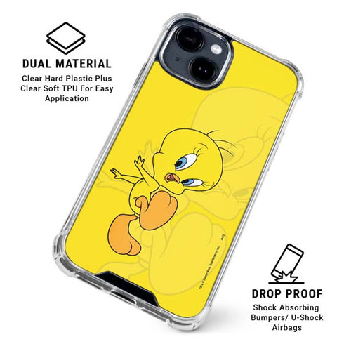 Looney Tunes Tweety Bird Double iPhone 15 Clear Case