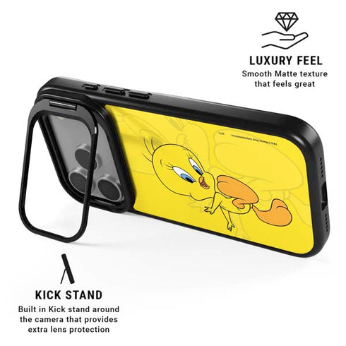 Looney Tunes Tweety Bird Double iPhone 17 Pro Kickstand Case