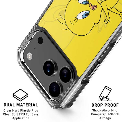 Looney Tunes Tweety Bird Double iPhone 18 Pro Clear Case