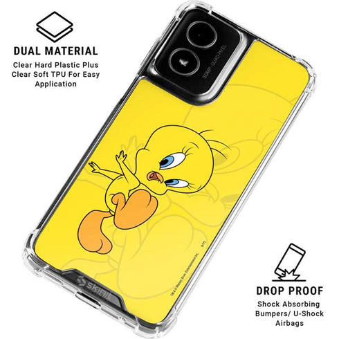 Looney Tunes Tweety Bird Double Moto G Power 5G (2024) Clear Case