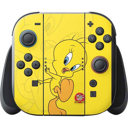 Looney Tunes Tweety Bird Double Nintendo Switch 2 (2025) with Joy-Con Skin