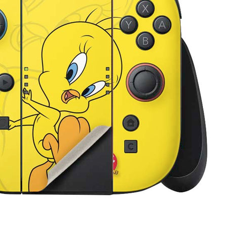 Looney Tunes Tweety Bird Double Nintendo Switch 2 (2025) Joy-Con Controller Skin