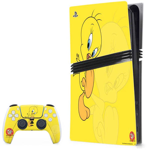 Looney Tunes Tweety Bird Double PlayStation PS5 Skins