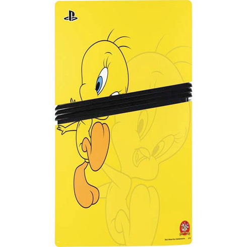 Looney Tunes Tweety Bird Double PS5 Pro Console Skin